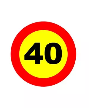 alquiler señal velocidad maxima 40 km/h