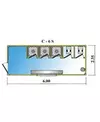 alquiler caseta obra con baño 6m