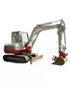Alquiler miniexcavadora de orugas de 3900 Kg