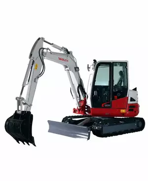 Alquiler midiexcavadora de orugas de 6000 Kg