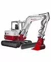 Alquiler midiexcavadora de orugas de 6000 Kg