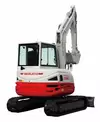 Alquiler midiexcavadora de orugas de 6000 Kg